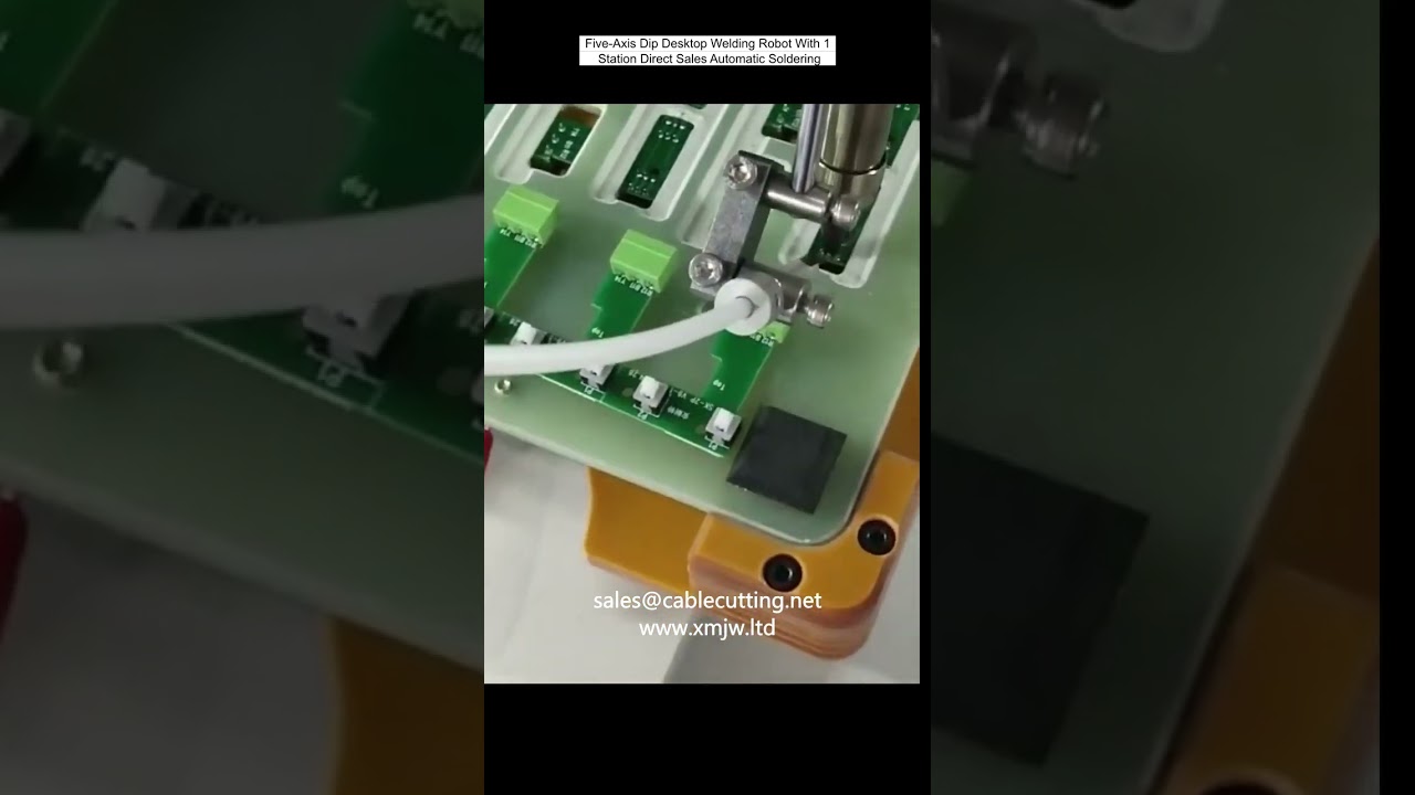 5-akset bordlodningsrobot med 1 station - direkte salg automatisk lodning