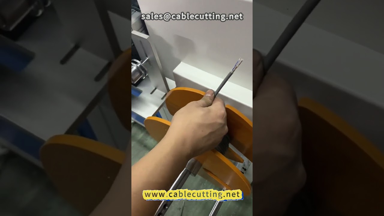 76 Automatisk måling, sortering, skæring og vikling i én maskine – HD-ledning # kabelfremstilling # ledningsnet