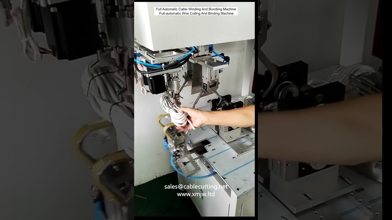 Fuldautomatisk kabelviklings- og bundtmaskine | Automatisk trådspoling og binding