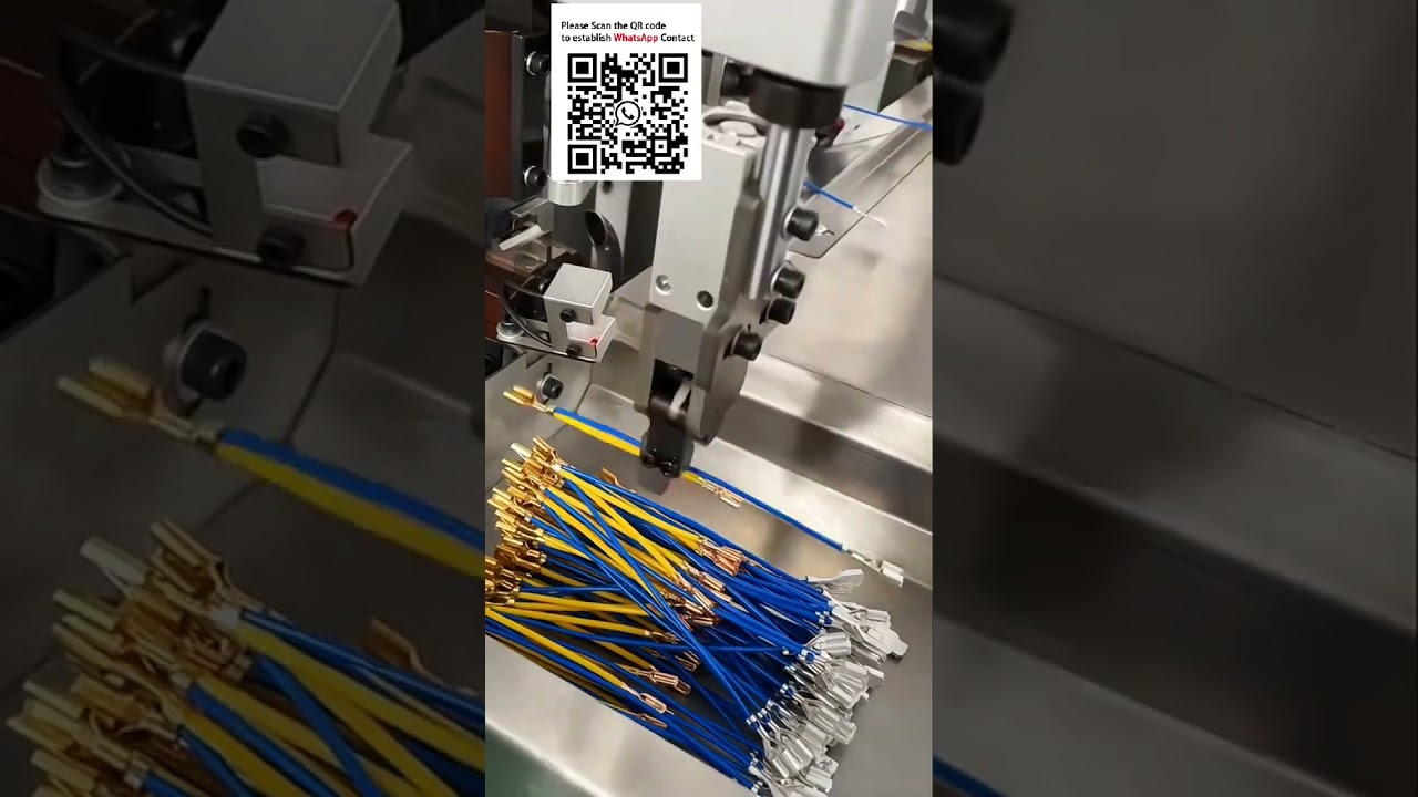 Fuldautomatisk triple wire co-crimping terminalmaskine – Effektiv automationsløsning