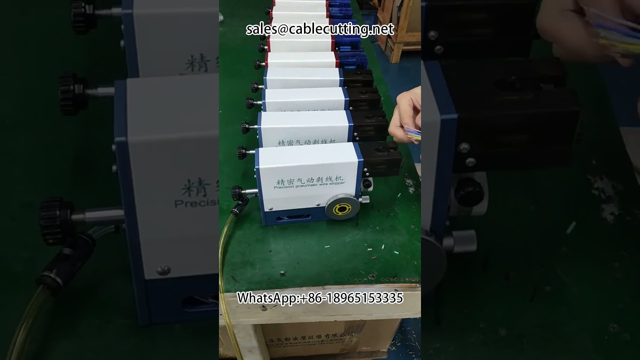 Pneumatisk wire-afisoleringsmaskine til wire harness og automationsudstyr