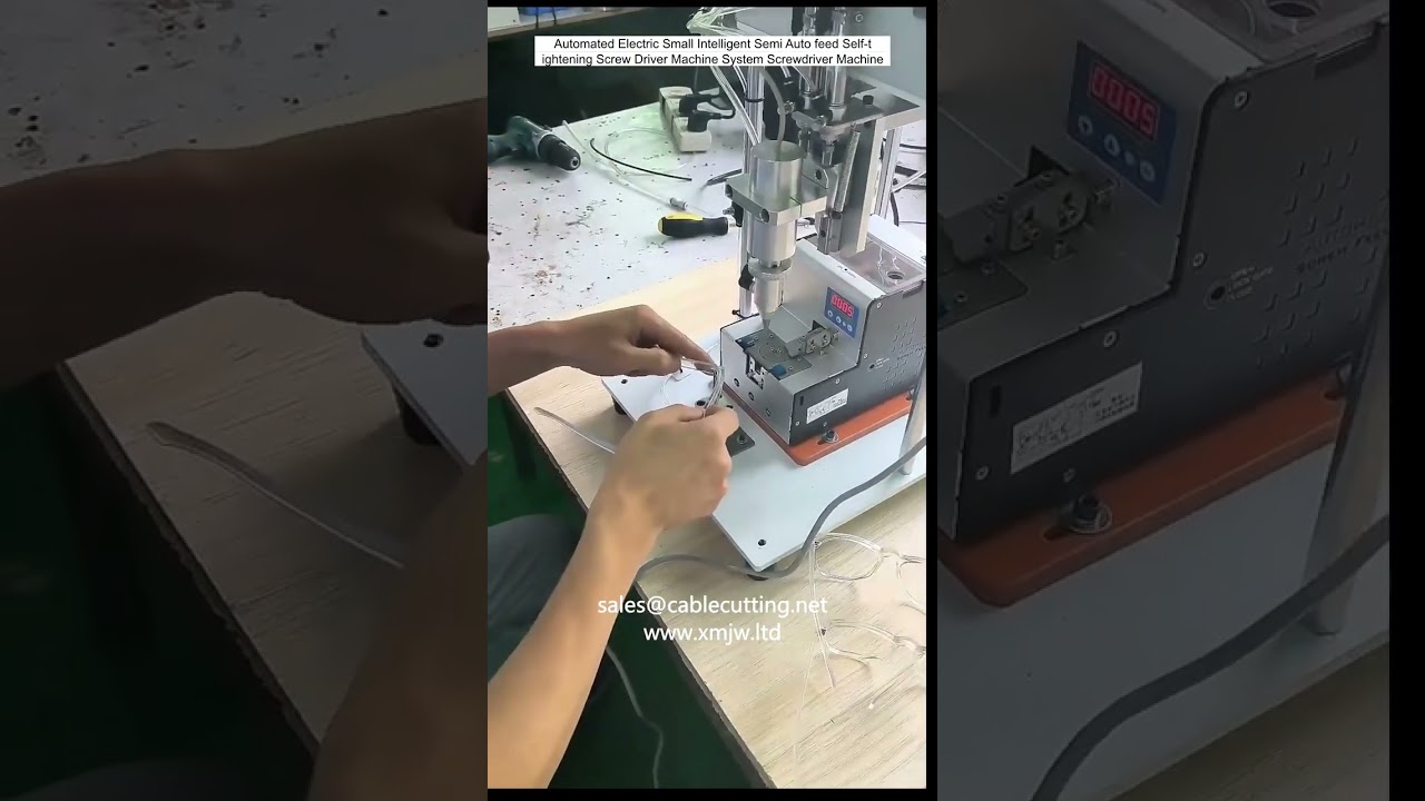 Intelligent Halvautomatisk Elektrisk Skruemaskine med Selvspænding og Automatisk Fremføring