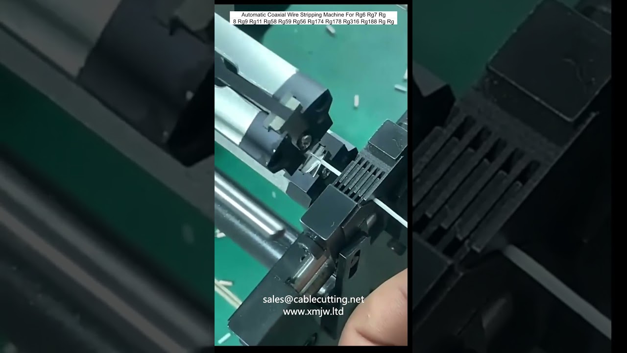 Automatisk Koaksialkabel Afisoleringsmaskine til RG6 RG7 RG8 RG9 RG11 RG58 RG59 RG56 RG174 RG178 RG316