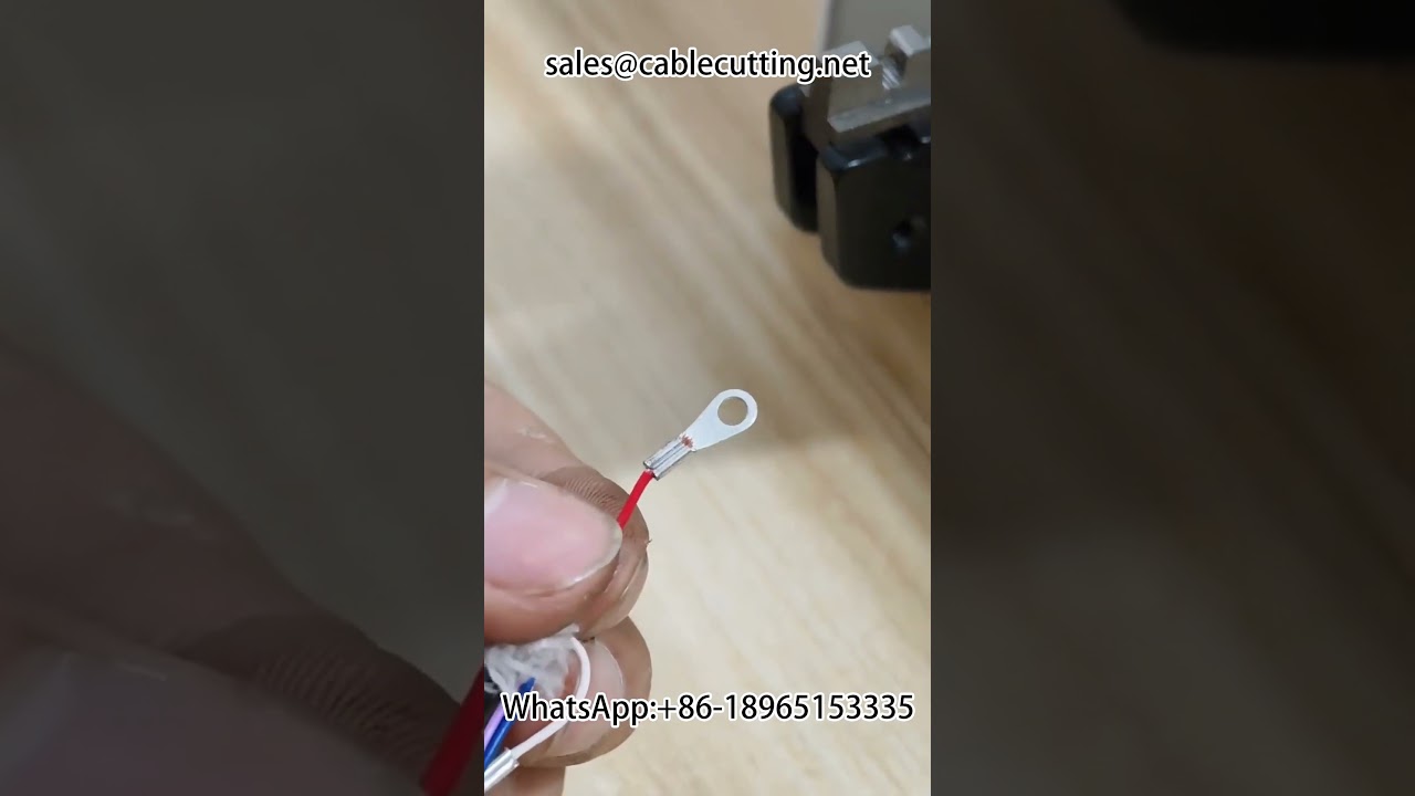 Plug-and-Play Elektrisk Crimpemaskine | Effektiv Trådbehandling til Fabriksautomatisering