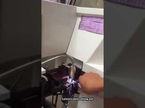 Halvautomatisk båndkabel afisolerings- og crimpemaskine | Båndkabel crimping