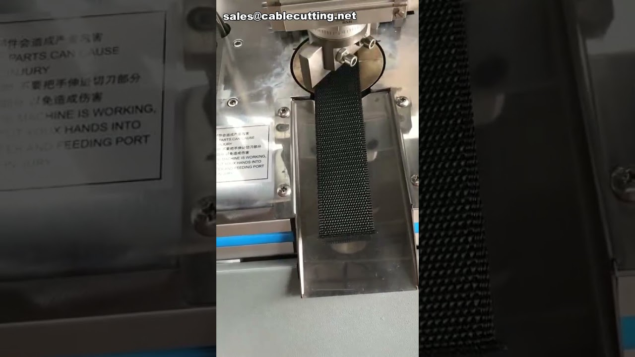 Glatte og jævne overflader garanteret med ultralydskæringsmaskine til bælter