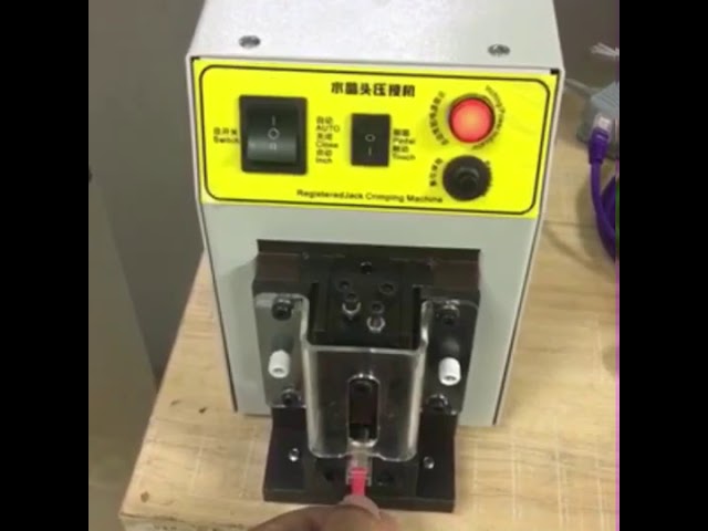 RJ45 krystalkrympe maskine