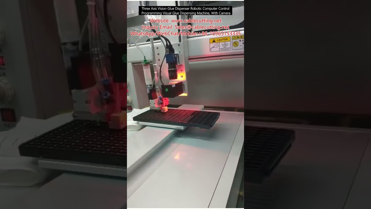 3-akset visionsstyret limdispenser | Robotisk computerstyret limningsmaskine