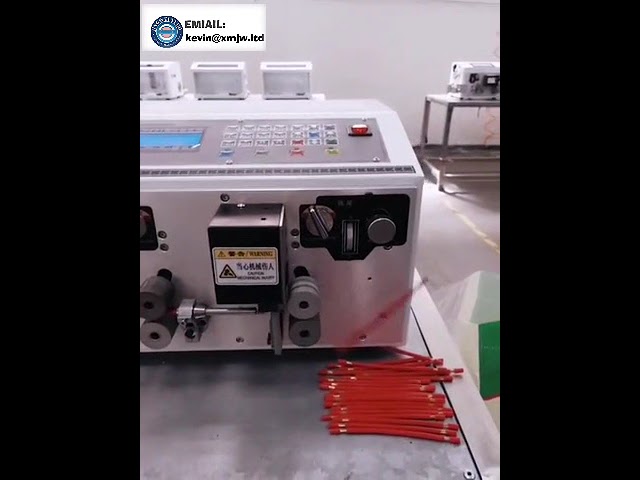 Automatisk BVR/BV wire stripping maskine til 16mm² kabler – skæring og afisolering på tilbud