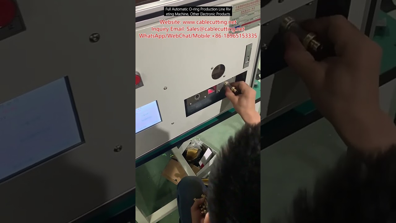 Fuldautomatisk O-ring samlemaskine til produktionslinje – Effektiv montering af elektroniske komponenter