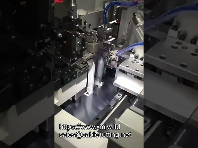 WPM sp20: Fuldautomatisk dobbelthoved kabelterminal-crimpemaskine med servo-styring