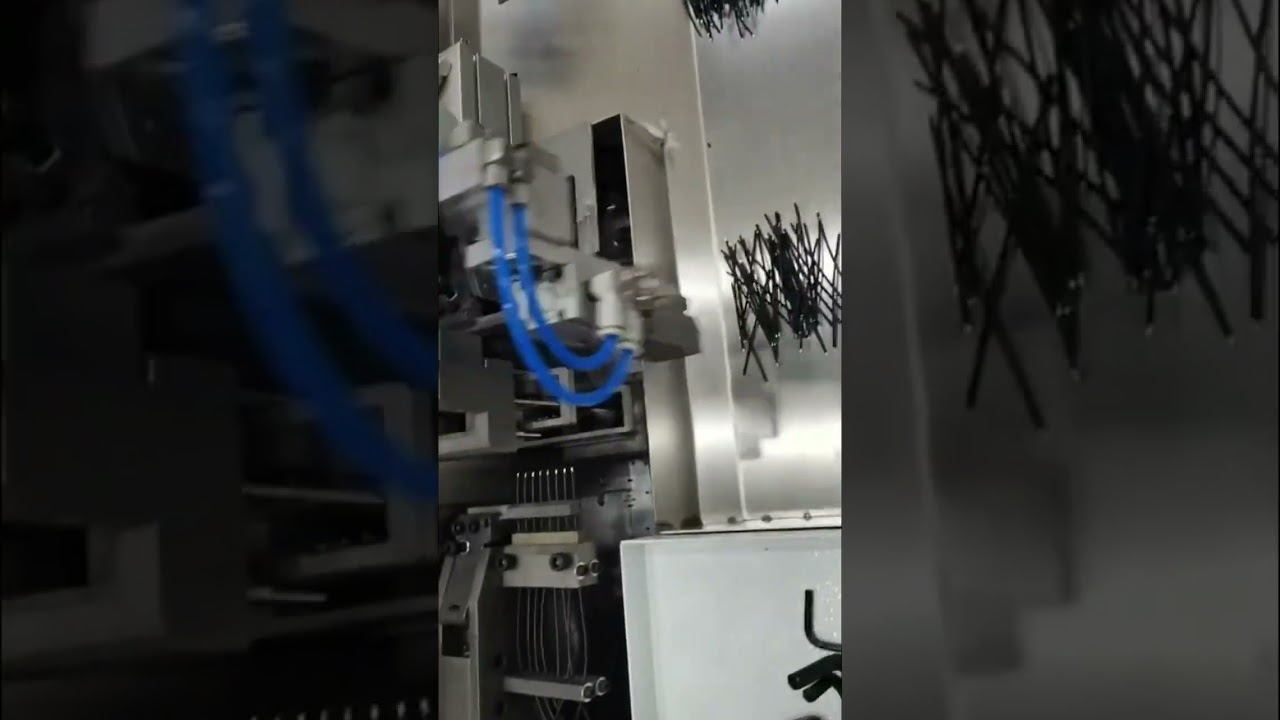 Fuldautomatisk dobbelthoved fortinningsmaskine – 1 ud af 8 proofing video (ægte optagelse) #fabriksautomation #maskine