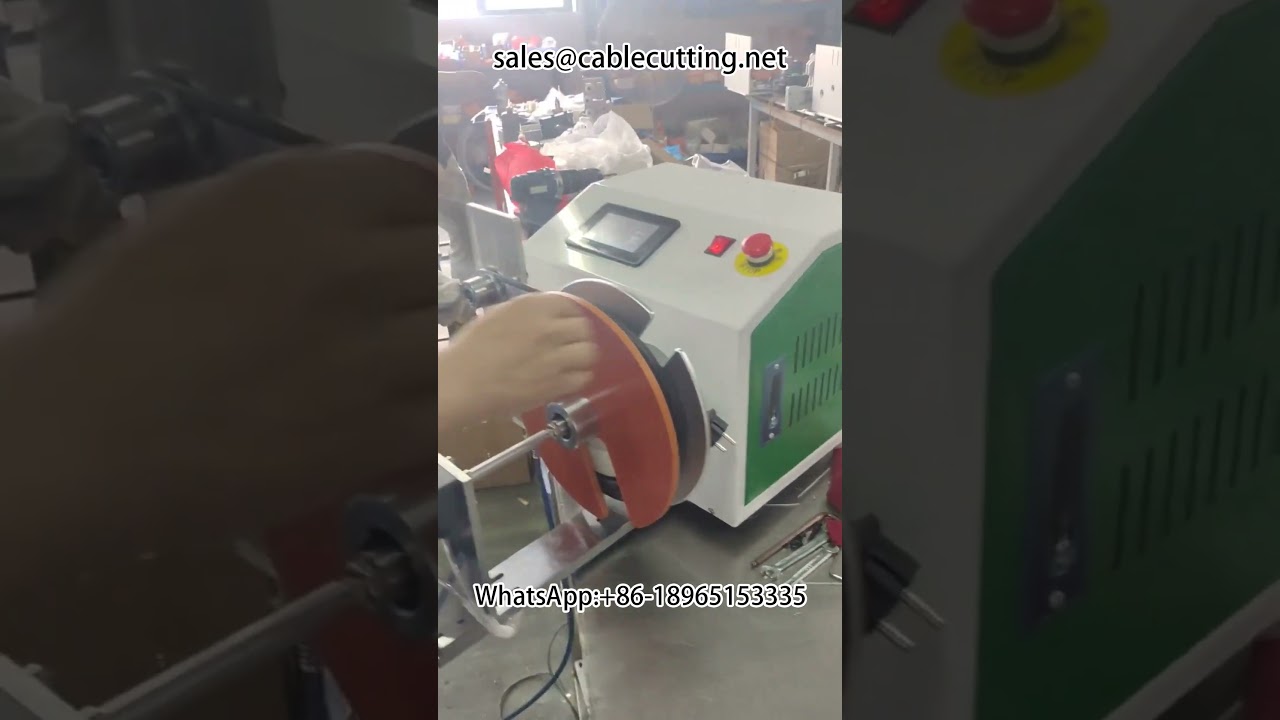 Effektiv spole- og bindemaskine til strømkabler | Automatisk kabelhåndtering i produktionen
