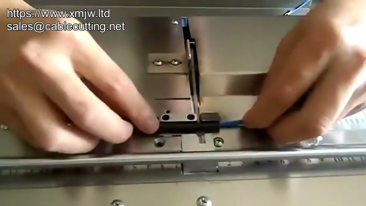 Desktop automatisk ledningsnet kabel strips bindemaskine