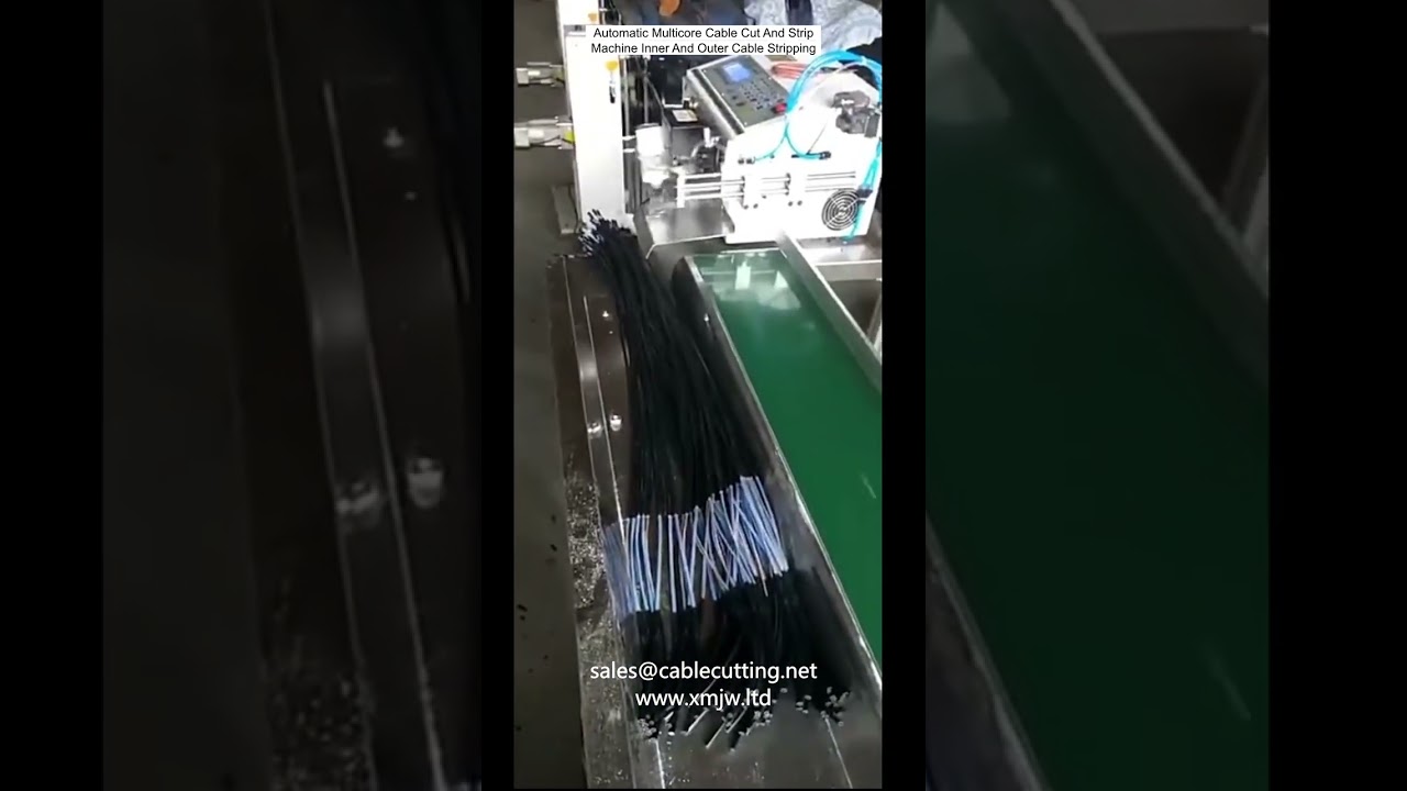 Automatisk flerkernet kabel skære- og afisoleringsmaskine – indre og ydre kabelafisolering