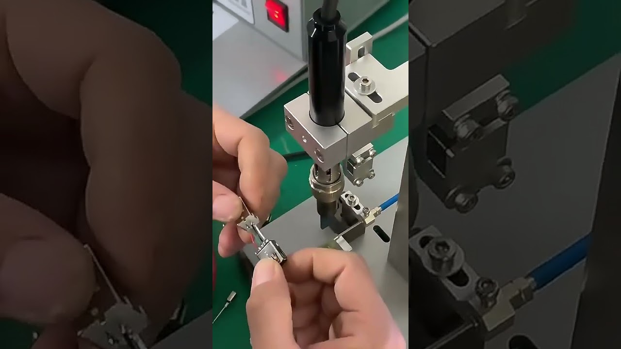 Halvautomatisk lodde- og svejsemaskine til USB-stik, kontakter og PCB-kort