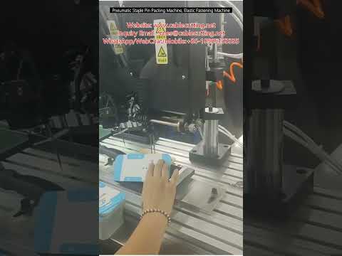 Pneumatisk hæfteklammepakkemaskine | Elastisk fastspændingsmaskine til effektiv automation