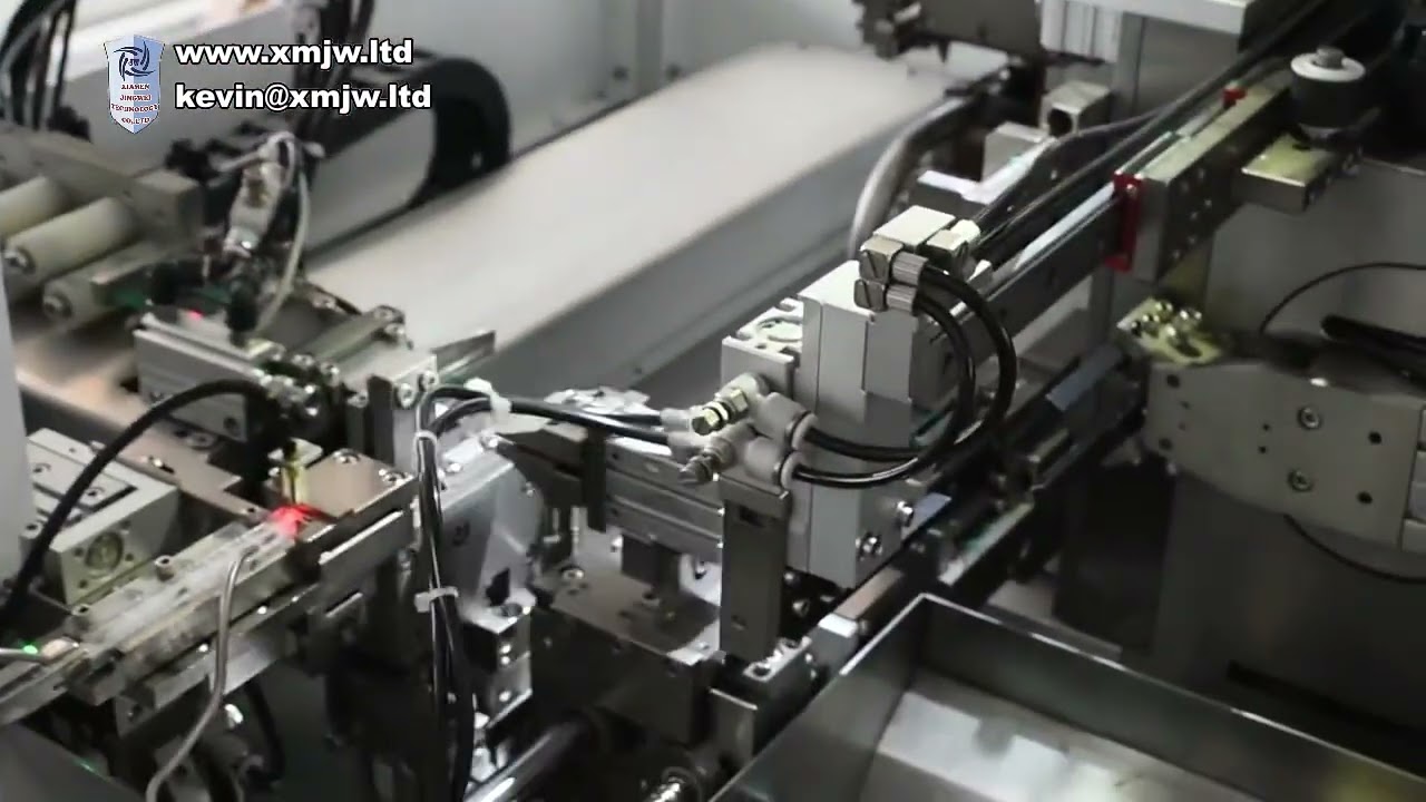 Fuldautomatisk ledningsnetmaskine med dobbelt endestempling og plastskalmontering - DDC-Pres