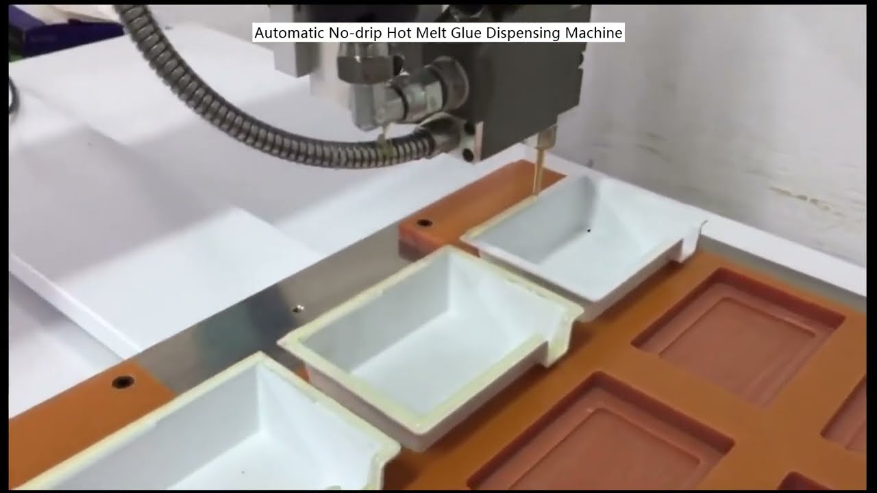Automatisk drypfri varmesmeltelimdispenseringsmaskine