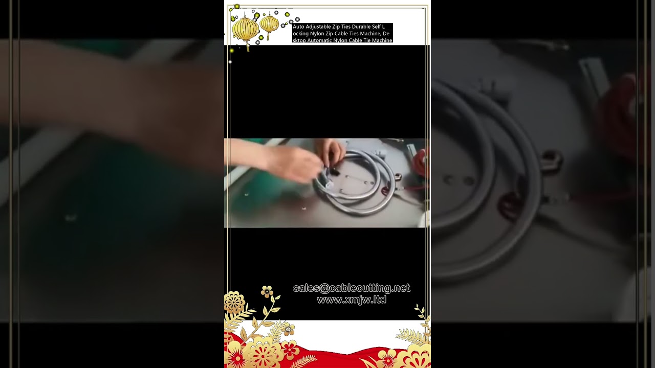 Automatisk justerbare strips - Holdbare selvlåsende nylon stripsmaskine til bordplade
