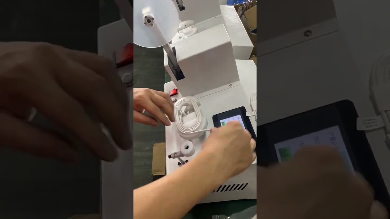 Viklemaskine til datakabel på papirkort – automatisk fabrik #maskine #fabrik