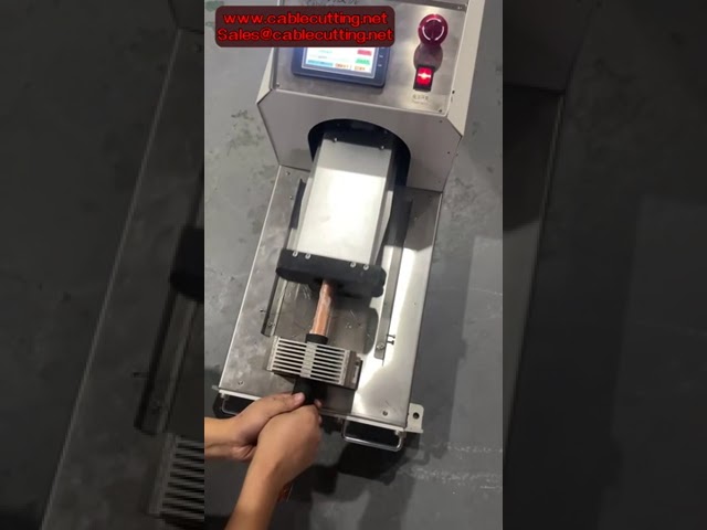 Roterende kniv kabelafisoleringsmaskine – Automatisk og præcis