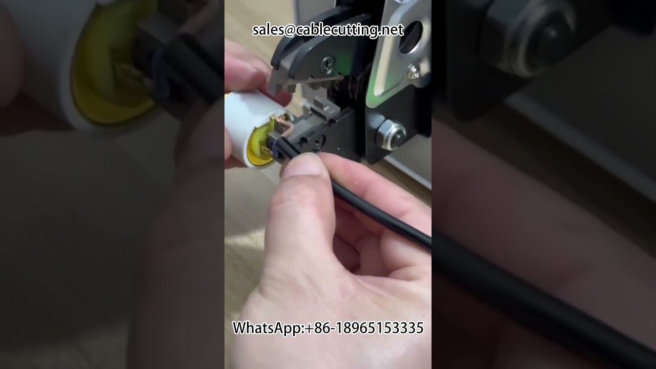 Elektrisk terminalkrimpmaskine til 0,25-16 mm² firkantede terminaler
