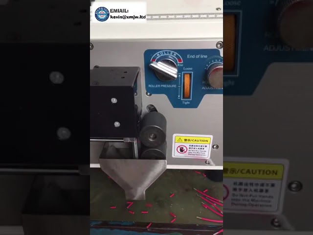 ST-802 Fladledningsmaskine med Touchskærm - 2-polet Kabelskæring og Afisolering med Splitfunktion (220V)