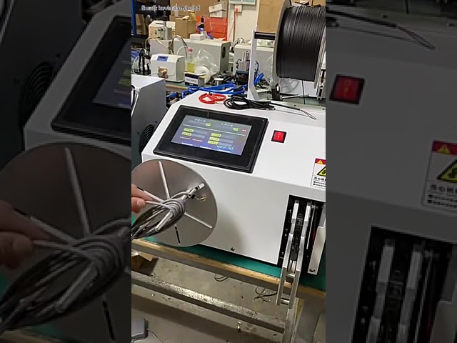Automatisk 3-28mm trådspoleviklingsmaskine – Elektrisk digital alt-i-en med touchskærm til kabelbinding