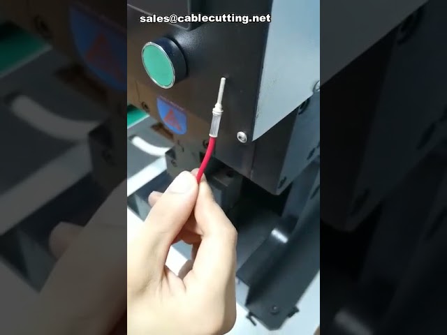 Servo-kabel terminal krympemaskine | Præcis kabelterminal krympning til automatisering