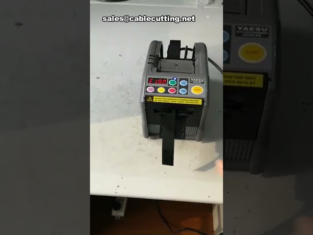 Manuel gummet tape dispenser til elektrisk kontorartikler - Se tape dispenser