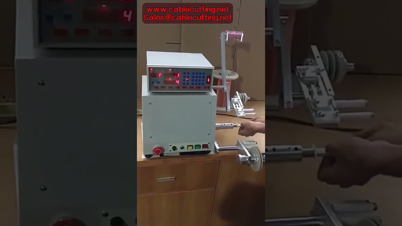 CNC 810/820 Computerstyret Elektrisk Automatisk Spoleviklingsmaskine - 750W/400W til 0,03-1,2 mm tråd