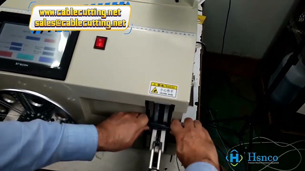 HMI Touch Screen Semi-automatisk Kabelbindemaskine | Trådvikling & Bindemaskine | Tråd Twist Tie Maskine til Kabelspoler