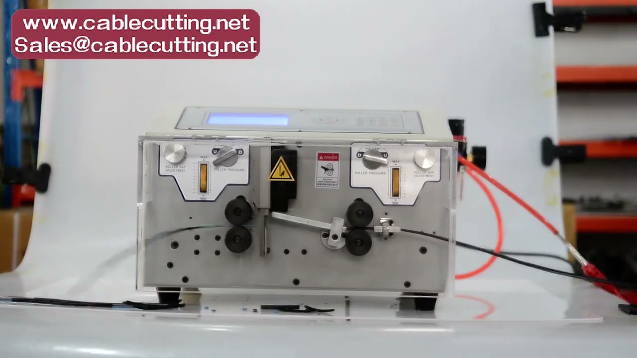 4-hjulet afisolerings- og crimpemaskine til 0,1-5 mm² og AWG 10-28 – automatisk ledningsstripper og kabelbearbejdning
