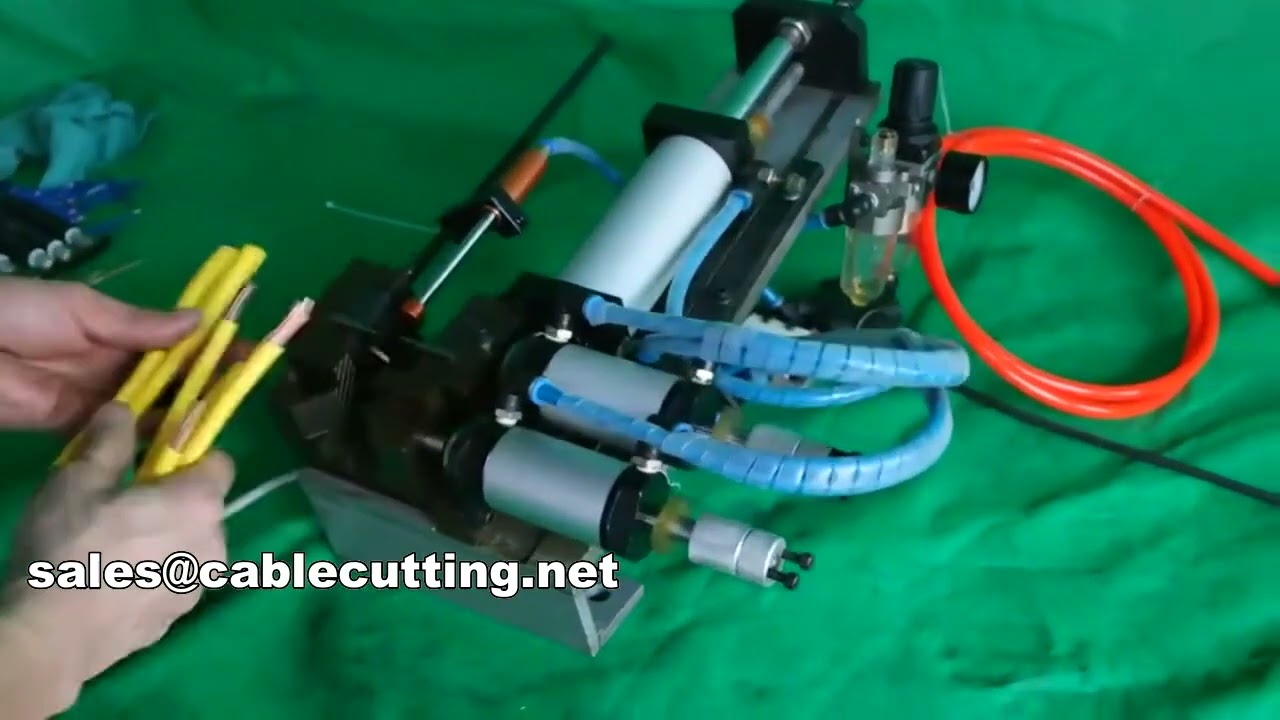 Halvautomatisk afisoleringsmaskine WPM-305 – Præcis og effektiv ledningsbehandling