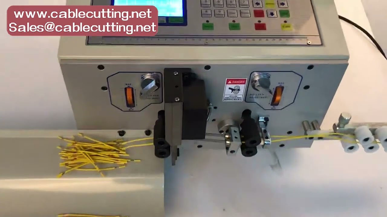 Effektiv automatisk afisolerings- og skæremaskine til computerledninger 0-1-4,5 mm²
