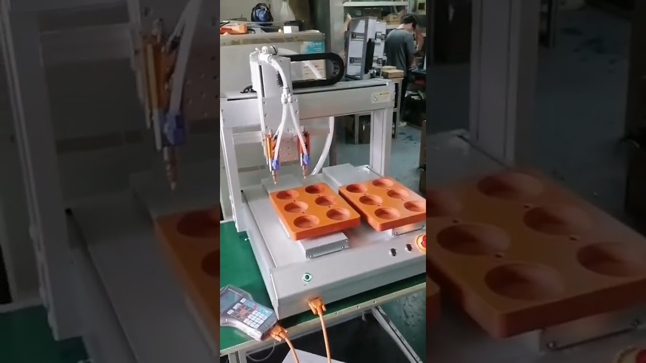 Automatisk limdispenseringsrobot til LED-produktion | Præcisionslimmaskine #fabrik #maskine
