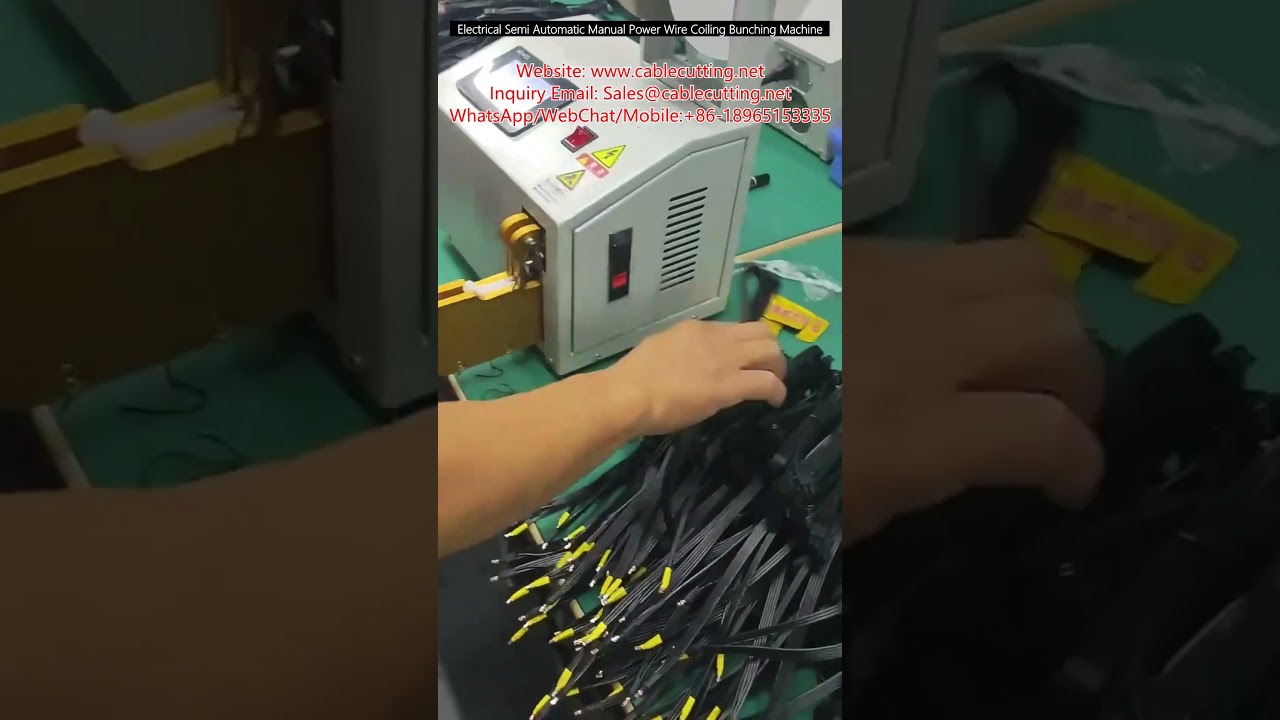 Elektrisk Semi-Automatisk Trådviklings- og Buntemaskine