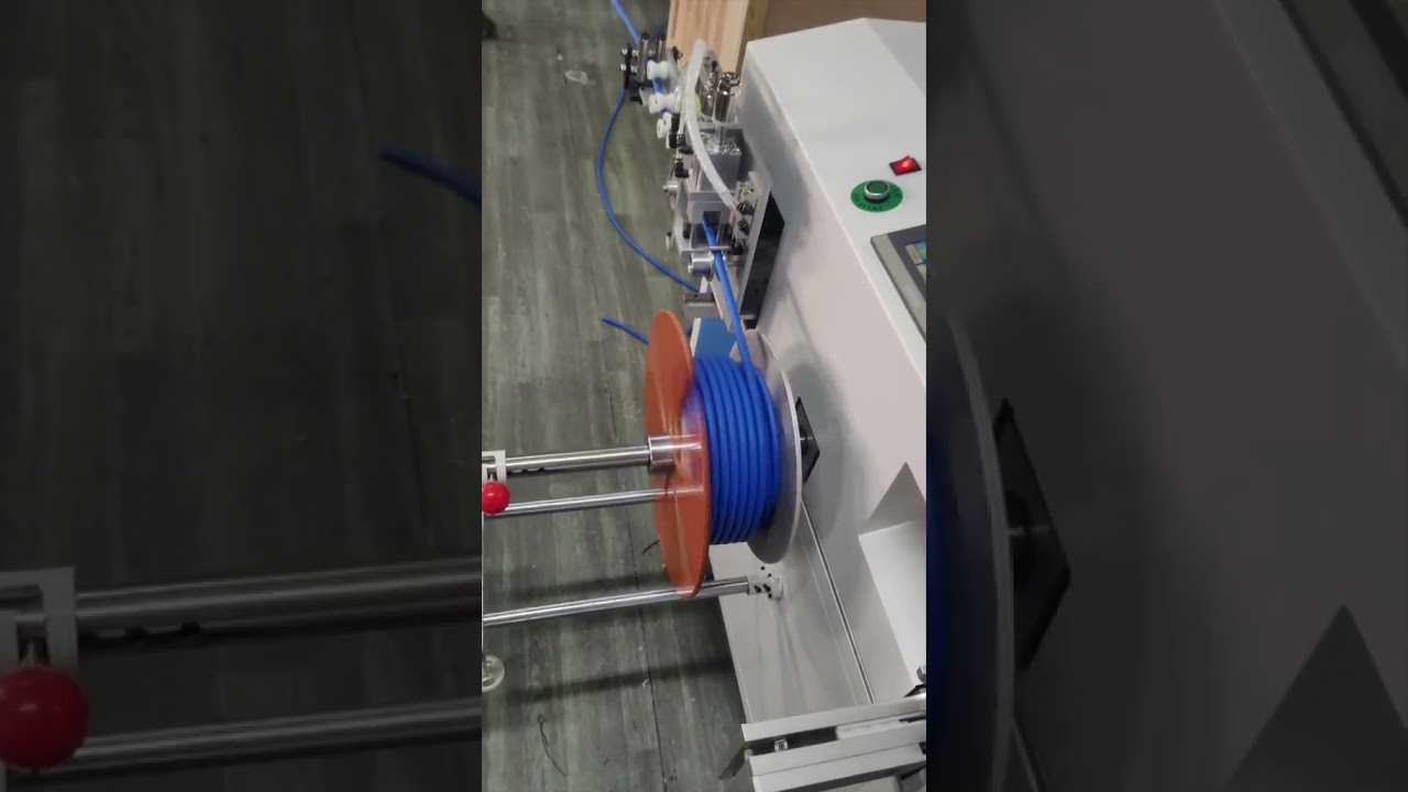 Præcis dosering og perfekt oprulning af PE-, PU- og PVC-rør – automatisk løsning