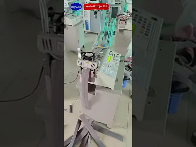 Automatisk PVC-stofsforseglings- og etiketteringsmaskine til ruller og bomuld
