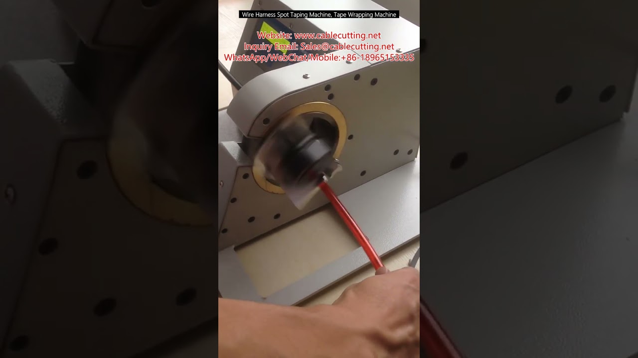 Kabelsele Spot-Tapemaskine – Båndindpakningsmaskine til Automatisk Kabelbehandling