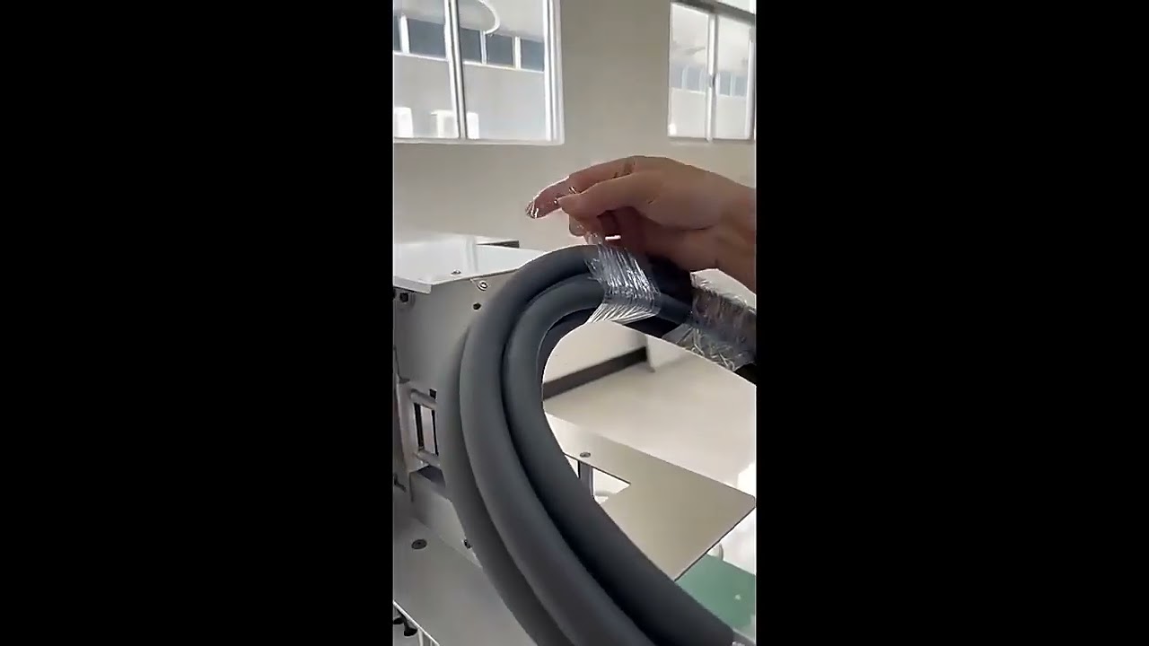 Halvautomatisk kabelindpakningsmaskine WPM-120X – Effektiv emballering af kabelbundter