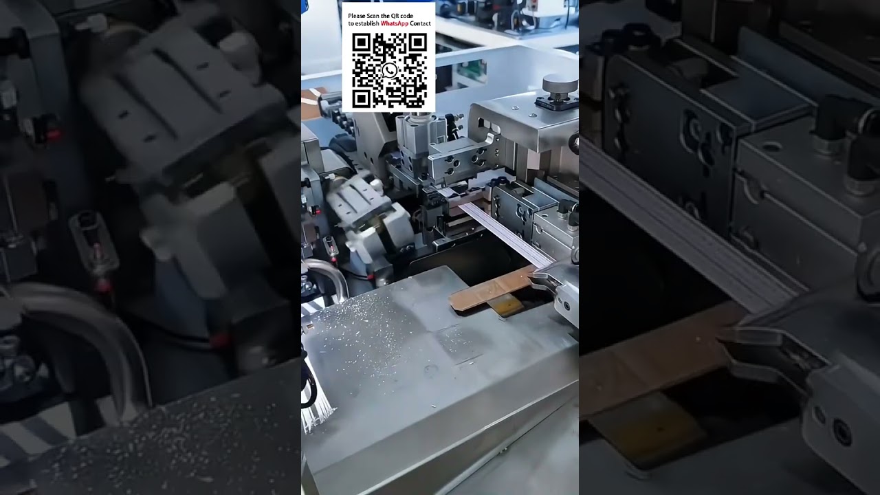 8-leder parallel dobbelt-ende båndkabel crimpemaskine til smart produktion