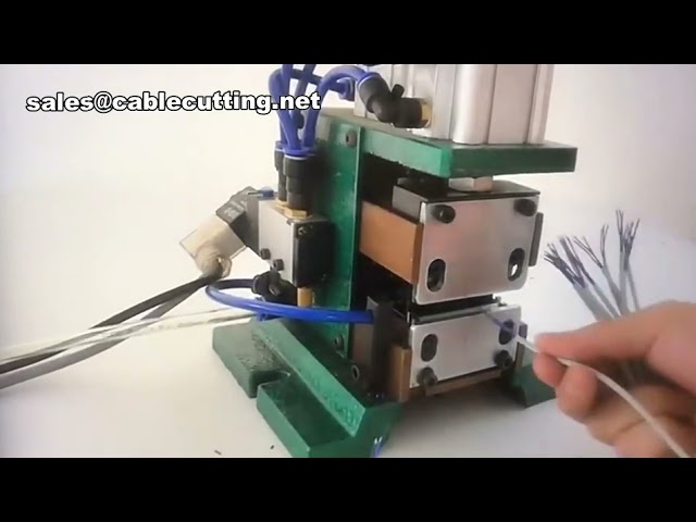 Pneumatisk afisoleringsmaskine til flerkernet kabel | Automatisk kabelafisoleringsmaskine