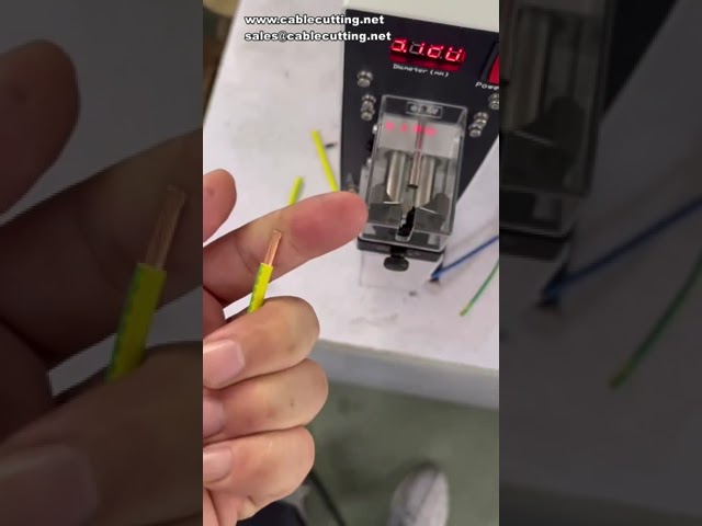 4SQMM Elektrisk Trådafisoleringsmaskine - Automatisk Kabelstripper til Industriel Brug