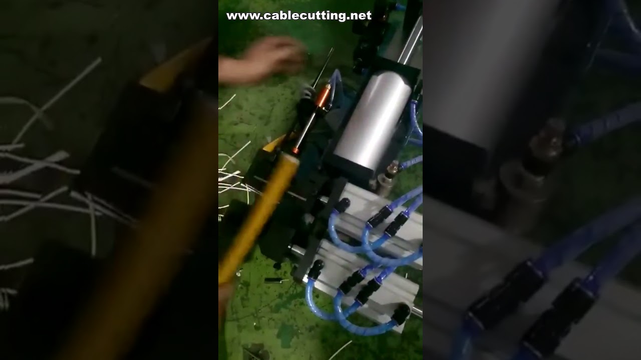 Gas-elektrisk kabelafisoleringsmaskine til tykke kabler, afisoleringsdiameter 20 mm