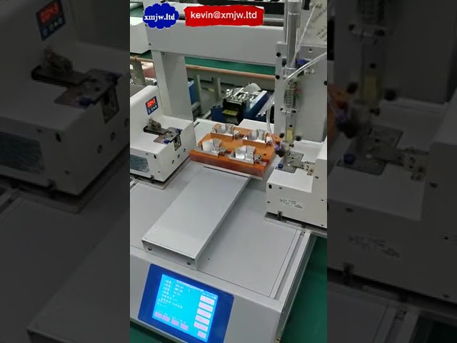 Industriel robotisk automatisk elektrisk skruetrækker med automatisk skruetilførselssystem