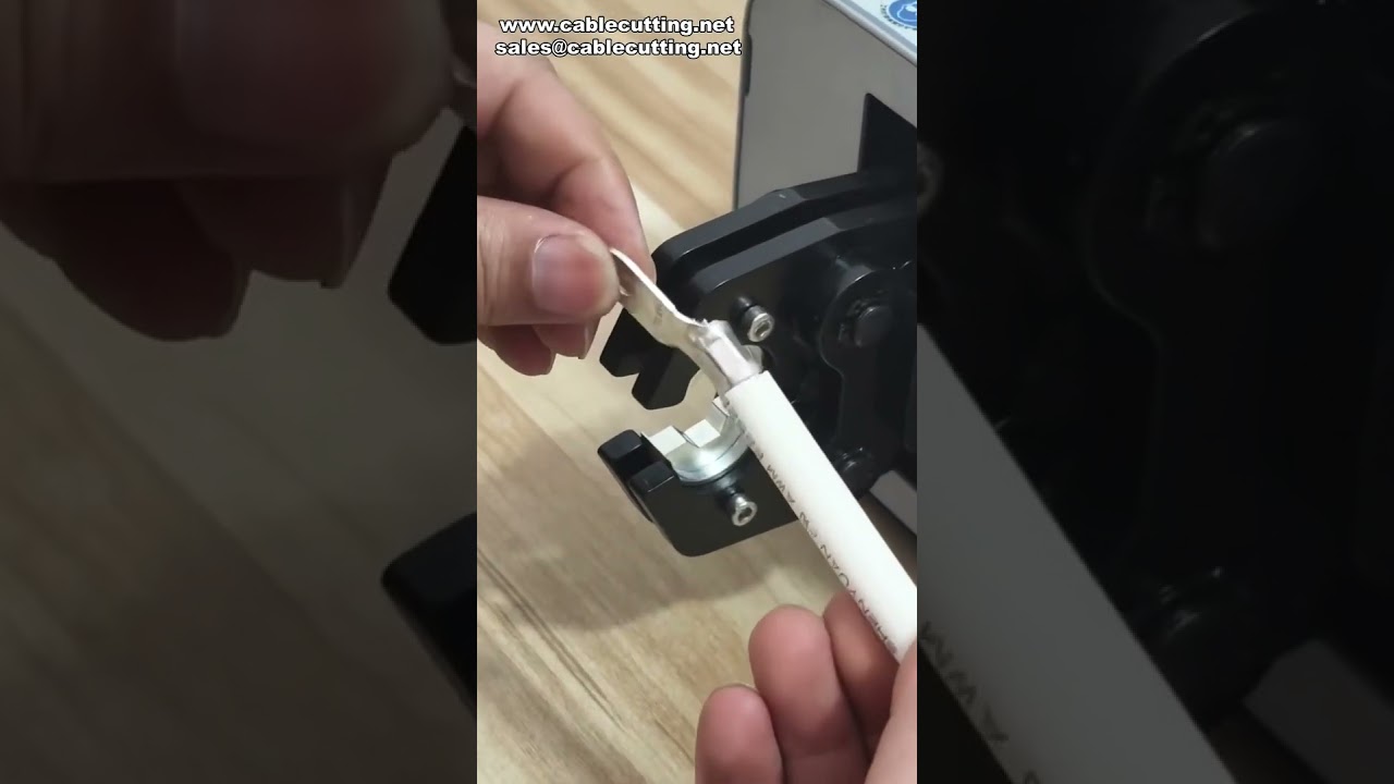 Effektiv pneumatisk crimpemaskine til kobberterminaler op til 70 mm²