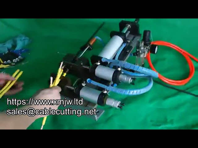 Computer Wire Peeling Machine Multi-core Wire Pneumatic Hot Stripping Machine