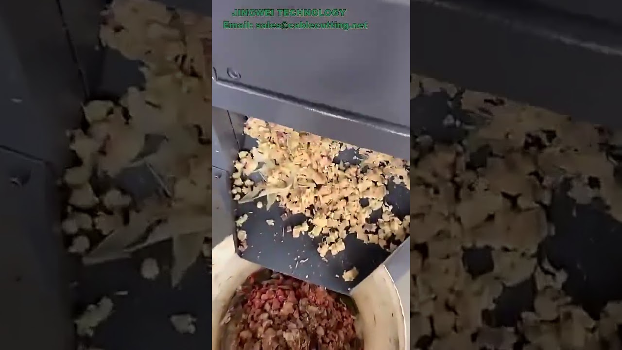 Dobbeltskæft industrishredder til gummi, plast og metal – Lille plastshredder maskine